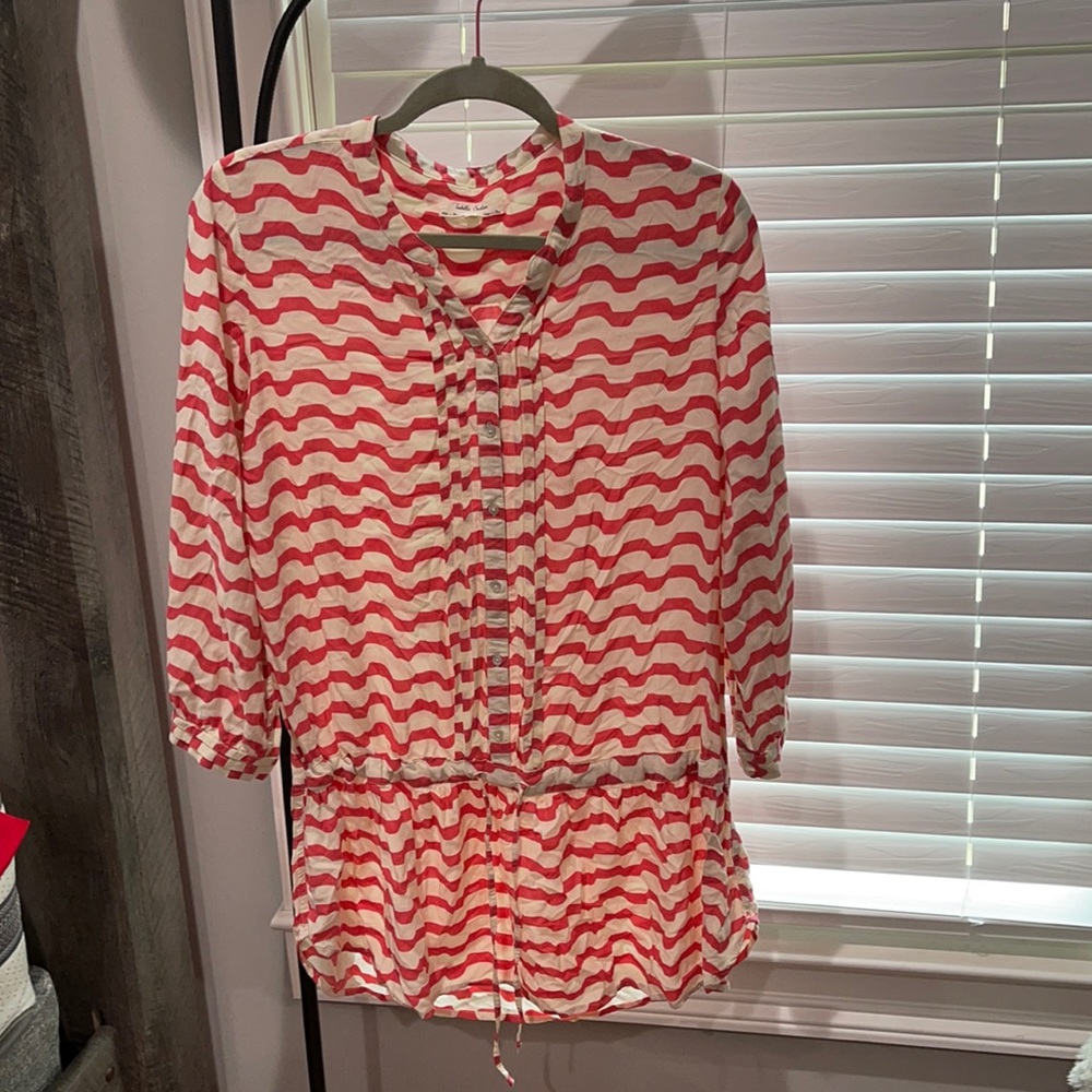 Isabella Sindain-stripped tunic dress-M